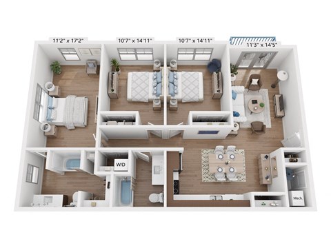 11321 South Grandville Ave. 1-3 Beds Apartment for Rent - Photo Gallery 64